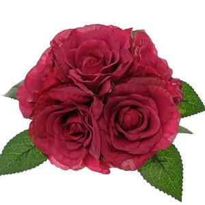 27cm rose bouquet x6 LY16606 27cm rose bouquet x6 LY16606